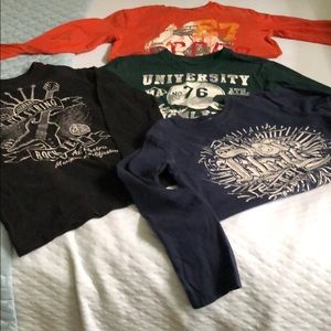 Set of 4 long sleeved T-shirt’s